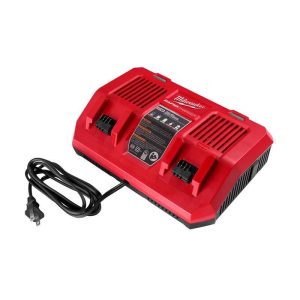 Milwaukee 18 V Lithium-Ion Simultaneous Rapid Dual Battery Charger 1 pc