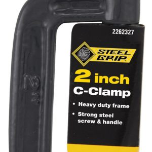Steel Grip 2 in. X 1 in. D Adjustable C-Clamp 1 lb 1 pc