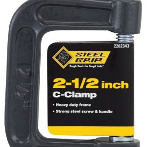 Steel Grip 2-1/2 in. Adjustable C-Clamp 1 pc
