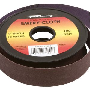 Forney 360 in. L X 1 in. W 120 Grit Emery Sandpaper 1 pk