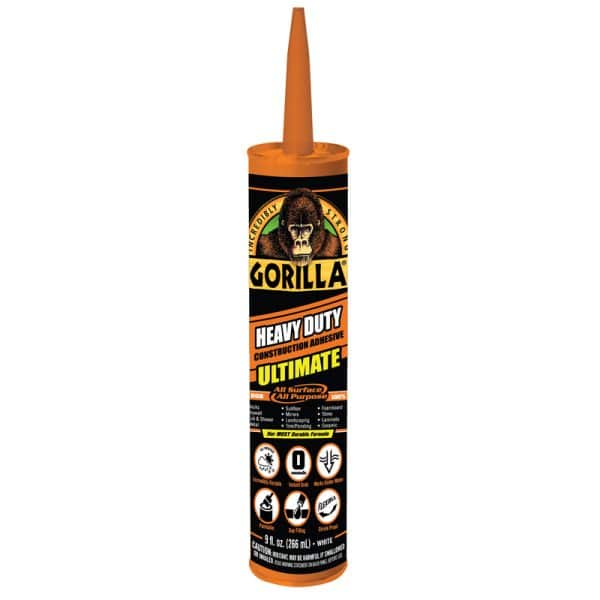Gorilla All Purpose Construction Adhesive 9 oz