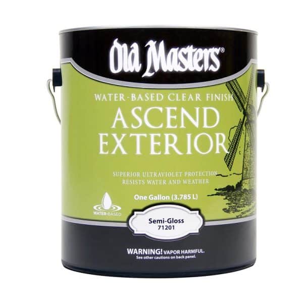 Old Masters Ascend Exterior Semi-Gloss Clear Water-Based Finish 1 gal