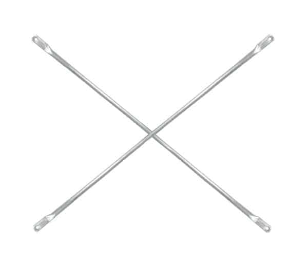 Metal Tech Steel Silver Scaffold Cross Brace 1 pk