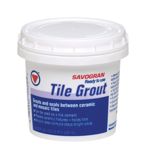 Savogran Indoor Bright White Tile Grout 0.5 pt