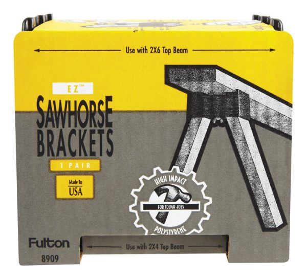 Fulton Spee Dee 2 in. H X 4 in. W Sawhorse Brackets 500 lb. cap. 1 pk