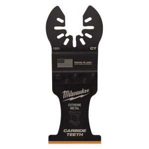 Milwaukee Open-Lok 3.58 in. L X 1-3/8 in. W Carbide Extreme Materials Oscillating Blade Extreme Mate