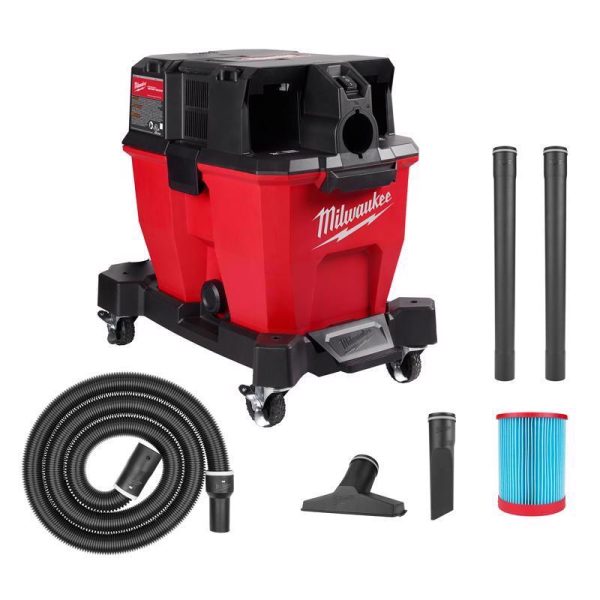 Milwaukee M18 FUEL 9 gal Cordless Wet/Dry Vacuum Kit Kit (Battery & Charger) 18 V 4.25 HP
