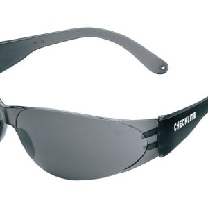Safety Works Checklite Safety Glasses Smoke Lens Gray Frame 1 pc
