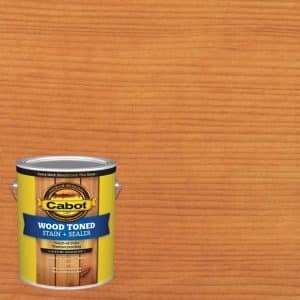 Cabot Wood Toned Stain & Sealer Transparent Pacific Redwood Oil-Based Deck and Siding Stain 1 gal