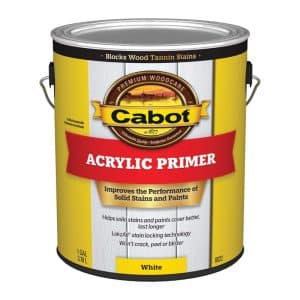 Cabot Acrylic Primer White Acrylic Primer 1 gal