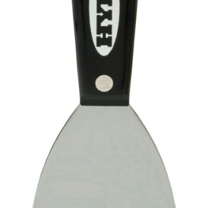 Hyde Black & Silver 3 in. W Carbon Steel Chiseled-Edge Paint Scraper