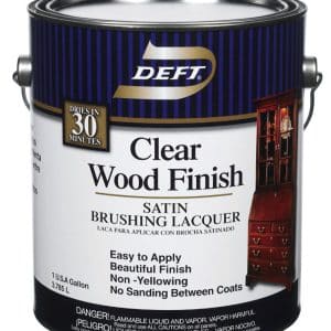 Deft Satin Clear Oil-Based Acrylic Brushing Lacquer 1 gal