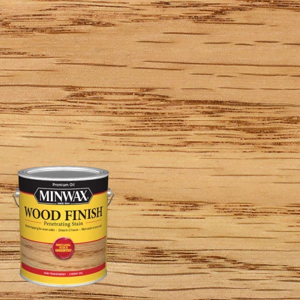 Minwax Wood Finish Semi-Transparent Cherry Oil-Based Penetrating Wood Stain 1 gal