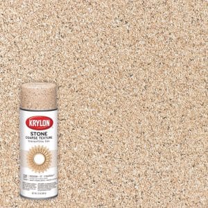 Krylon Stone Coarse Travertine Tan Texture Spray 12 oz