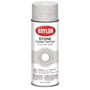 Krylon Stone Coarse Charcoal Sand Texture Spray 12 oz