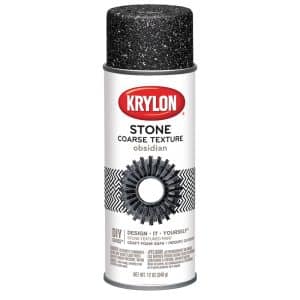 Krylon Stone Coarse Obsidian Texture Spray 12 oz