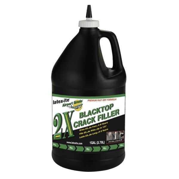 Latex-Ite Black Rubber-Based Acrylic Crack Filler 1 gal