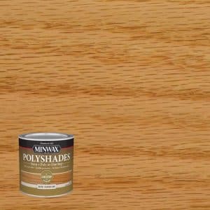 Minwax PolyShades Semi-Transparent Satin Classic Oak Oil-Based Stain/Polyurethane Finish 0.5 pt