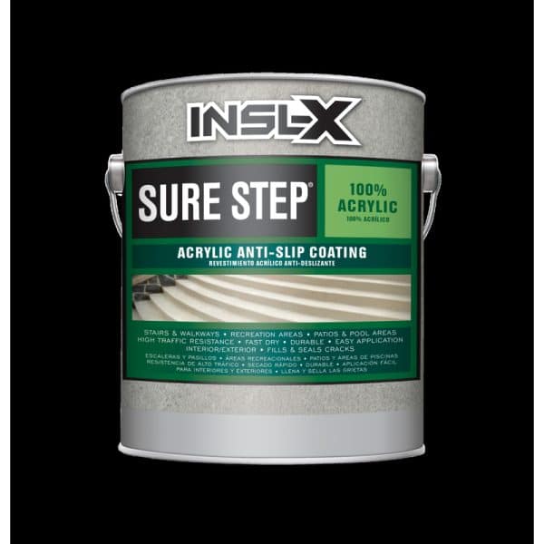 Insl-X Sure Step Flat Gray Pearl Oil-Based Anti-slip Coating 1 gal