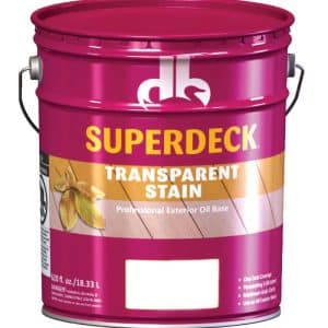 Superdeck Transparent Satin Valley Oil-Based Wood Stain 5 gal