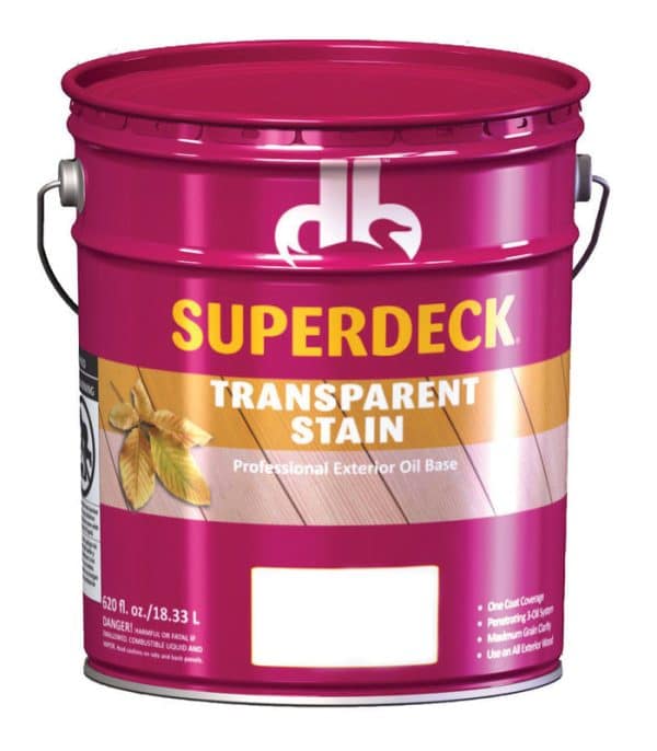Superdeck Transparent Satin Valley Oil-Based Wood Stain 5 gal