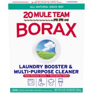 20 Mule Team Borax No Scent Detergent Booster and Household Cleaner Powder 65 oz