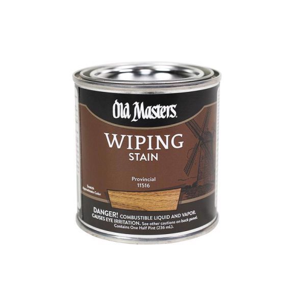 Old Masters Semi-Transparent Provincial Oil-Based Wiping Stain 0.5 pt