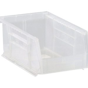 Quantum Storage 4-1/8 in. W X 3 in. H Storage Bin Plastic 1 compartments Clear