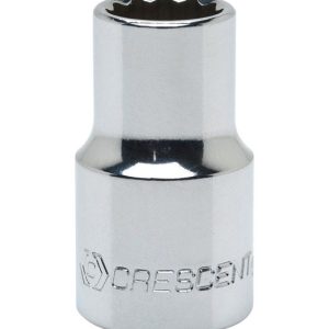 Crescent 16 mm X 1/2 in. drive Metric 12 Point Standard Socket 1 pc