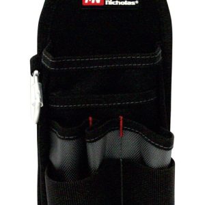 McGuire-Nicholas 8 in. W Polyester Tool Pouch 8 pocket Black 1 pc