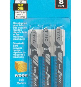 Bosch 4 in. High Carbon Steel T-Shank Side set and milled Jig Saw Blade 8 TPI 3 pk