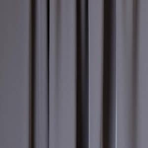 Umbra Twilight Charcoal Blackout Curtains 52 in. W X 95 in. L