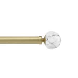 Umbra Venus Gold Curtain Rod 36 in. L X 72 in. L