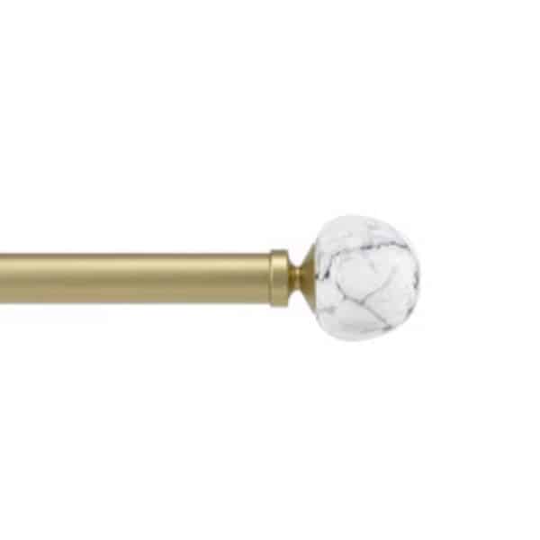 Umbra Venus Gold Curtain Rod 36 in. L X 72 in. L