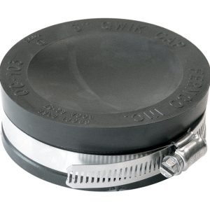 Fernco Schedule 40 3 in. Hub Hub PVC Drain Cap 1 pk