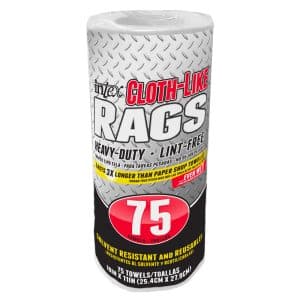 Intex Fiber Blend Wiping Rags 10 in. W X 11 in. L 75 pk
