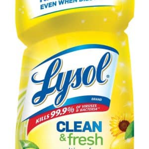 Lysol Clean and Fresh Lemon and Sunflower Scent Multi-Purpose Cleaner 40 oz 1 pk