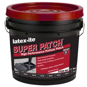 Latex-Ite Super Patch Black Asphalt Asphalt Asphalt Patch 1 gal