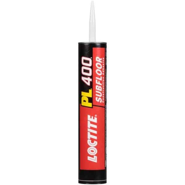 Loctite PL 400 Subfloor Adhesive Synthetic Latex Subfloor Construction Adhesive 28 oz