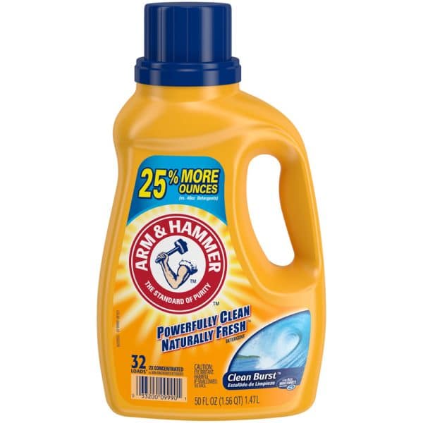 Arm & Hammer Clean Burst Scent Laundry Detergent Liquid 50 oz