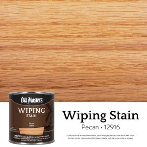 Old Masters Semi-Transparent Pecan Oil-Based Wiping Stain 0.5 pt