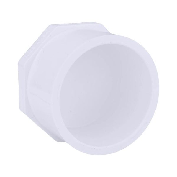 Charlotte Pipe Schedule 40 1-1/4 in. Spigot X 1-1/4 in. D Slip PVC Plug 1 pk