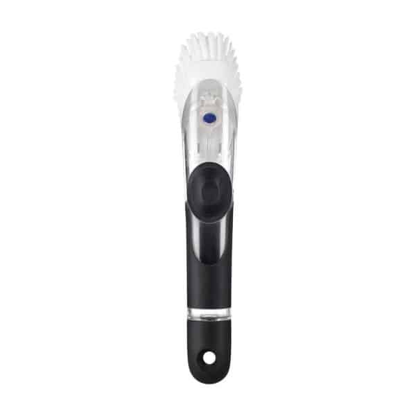 OXO Good Grips 1.25 in. W Medium Bristle Plastic/Rubber Handle Soap Dispenser Dish Brush