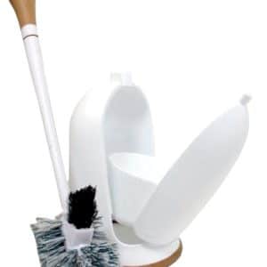 Quickie Home Pro 3.5 in. W Plastic/Rubber Handle Brush and Caddy