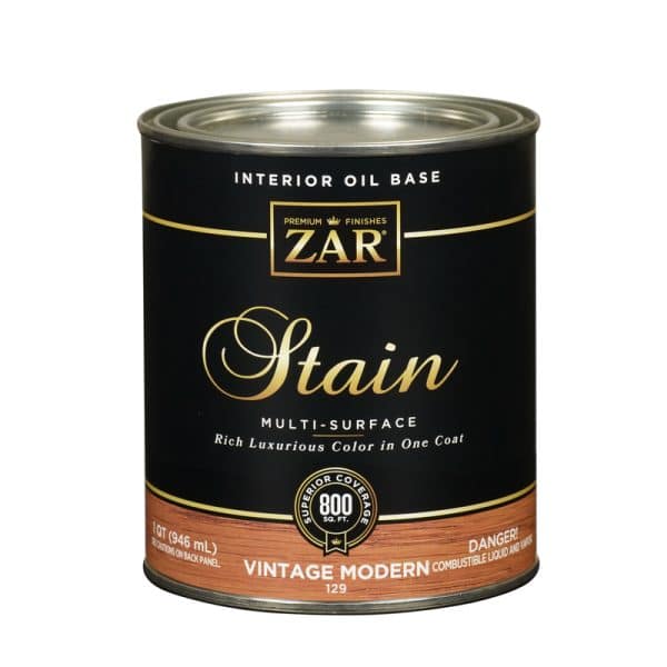 ZAR Semi-Transparent Vintage Modern Oil-Based Polyurethane Wood Stain 1 qt