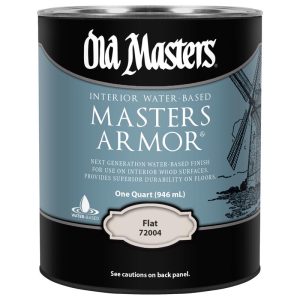 Old Masters Masters Armor Flat Clear Water-Based Floor Finish 1 qt