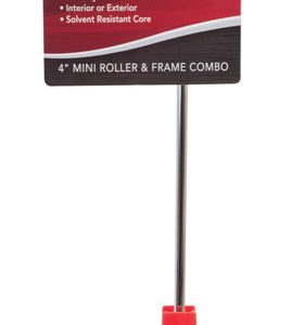 Arroworthy ProLine Glossdel 4 in. W Mini Paint Roller Frame Threaded End