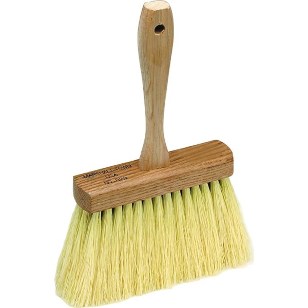 Marshalltown Wood/Natural Fiber Concrete Brush 12 in. L