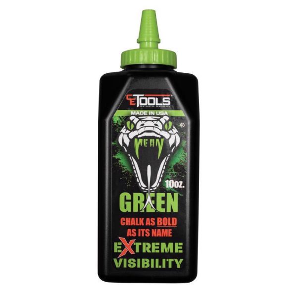 CE Tools Extreme Visibility 10 oz Standard Extreme Visibility Marking Chalk Fluorescent Green 1 pk