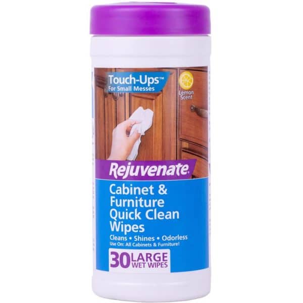 Rejuvenate Touch Ups Fiber Blend Cleaning Wipes 8 in. W X 7 in. L 30 wipes